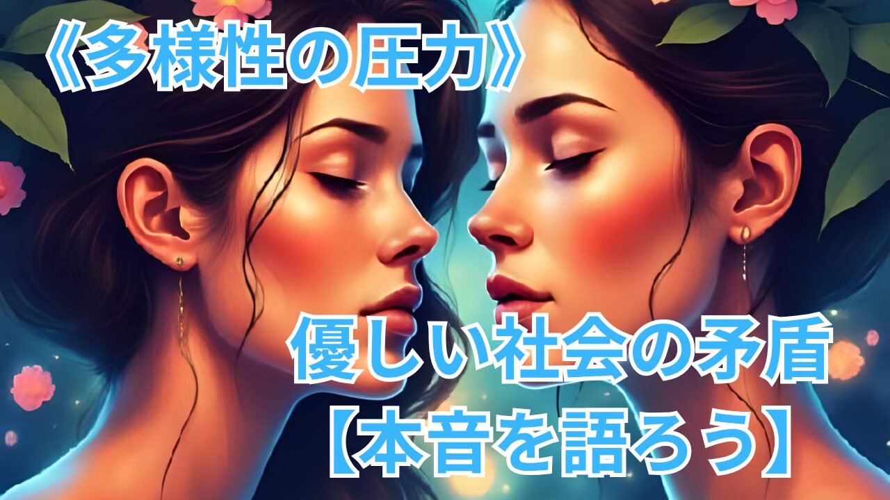 《多様性の圧力》 優しい社会の矛盾 【本音を語ろう】のブログ記事のサムネイル
