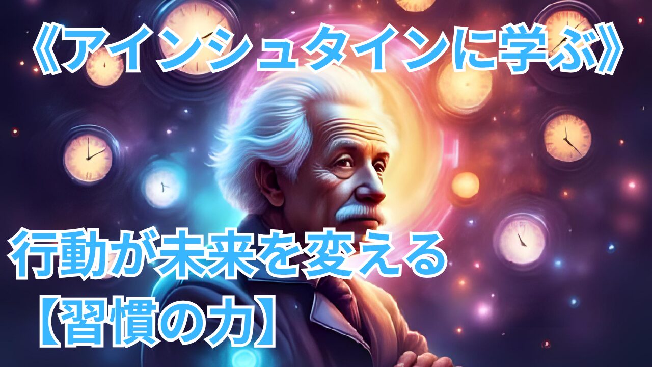 《アインシュタインに学ぶ》行動が未来を変える【習慣の力】のブログのサムネイル